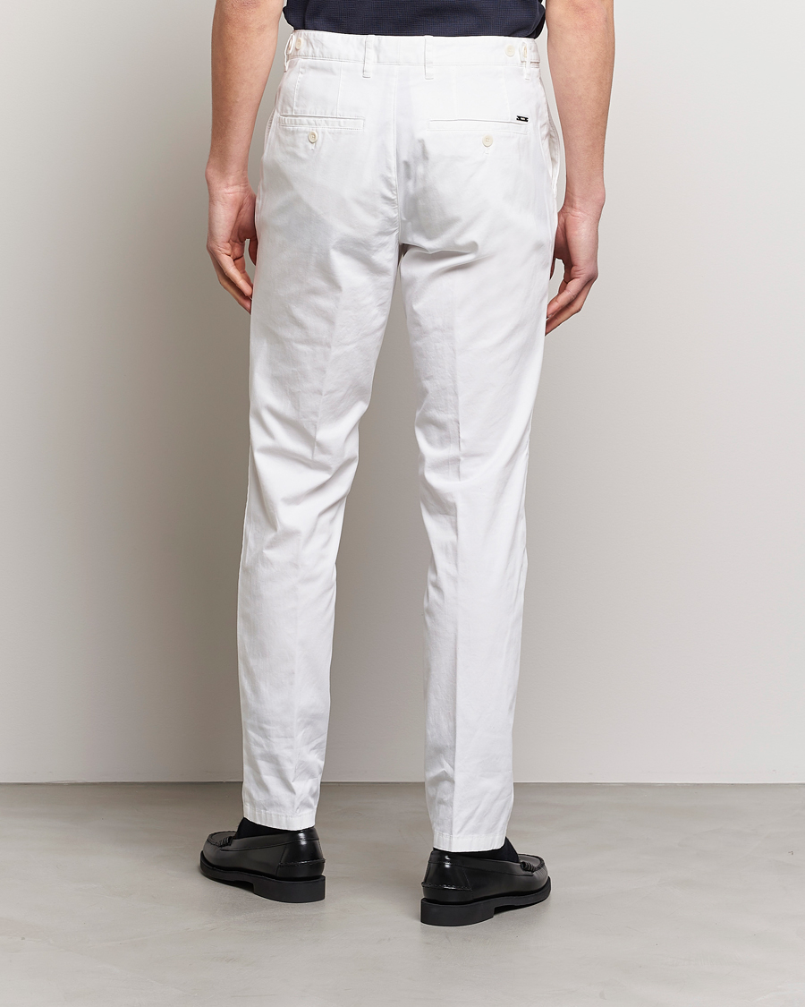 Heren | Broeken | BOSS BLACK | Genius Cotton Trousers White