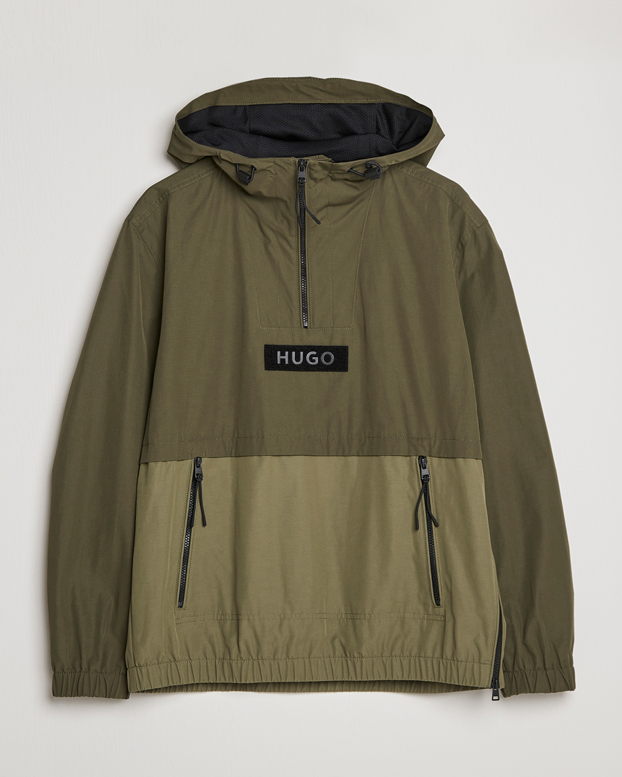 Heren | Jassen | HUGO | Breaker Anorak Open Green