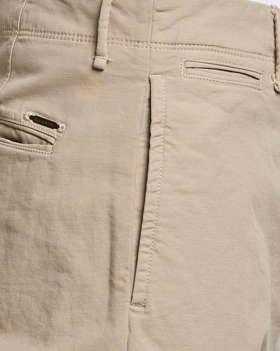 Heren | Broeken | Incotex | Regular Fit Cotton Stretch Slacks Beige
