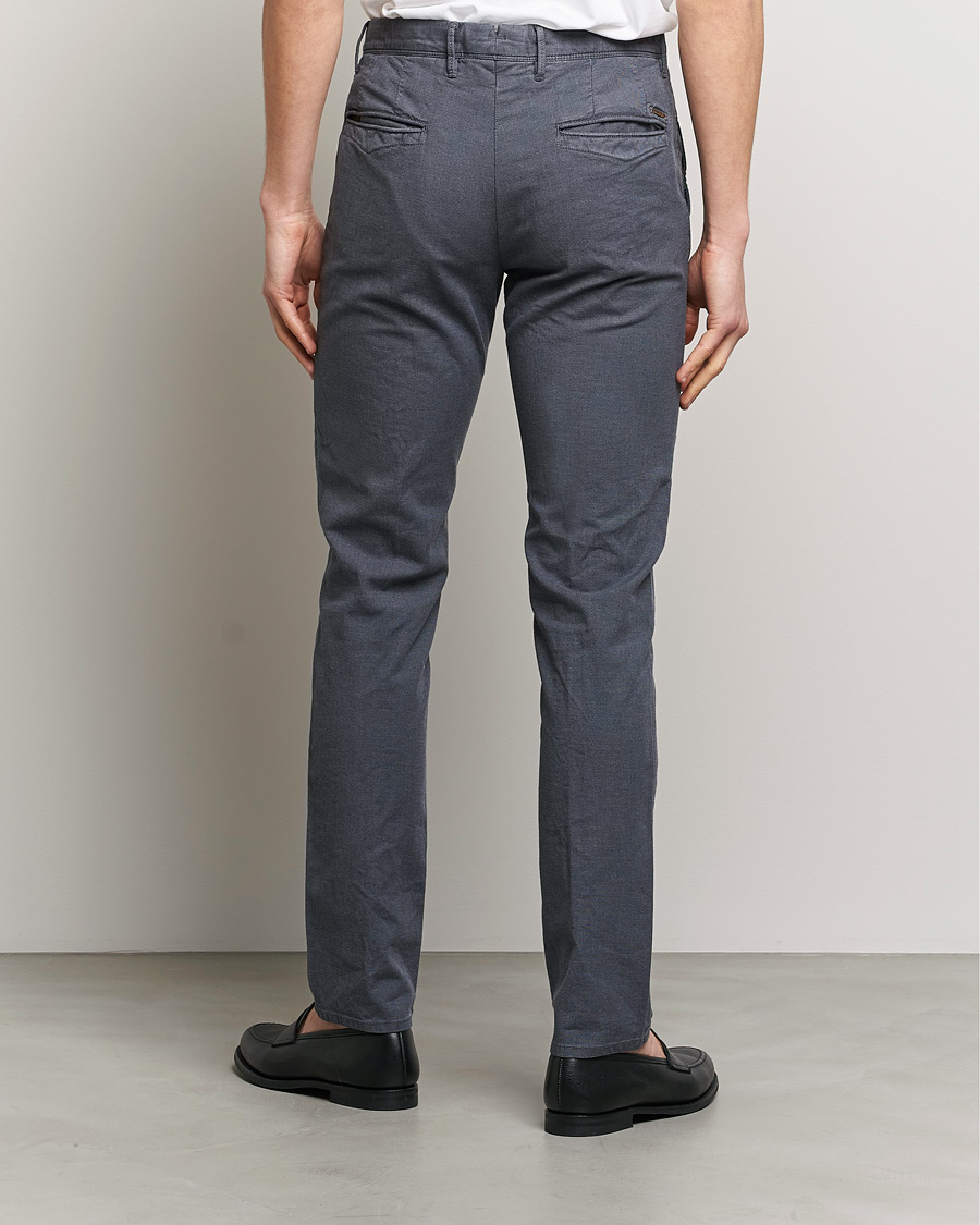 Heren | Broeken | Incotex | Slim Fit Overdyed Pattern Slacks Grey