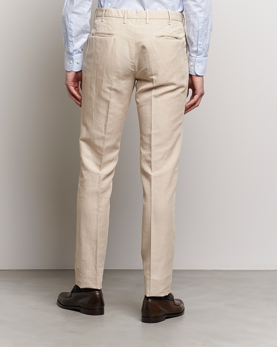 Heren | Broeken | Incotex | Slim Fit Chinolino Trousers Beige