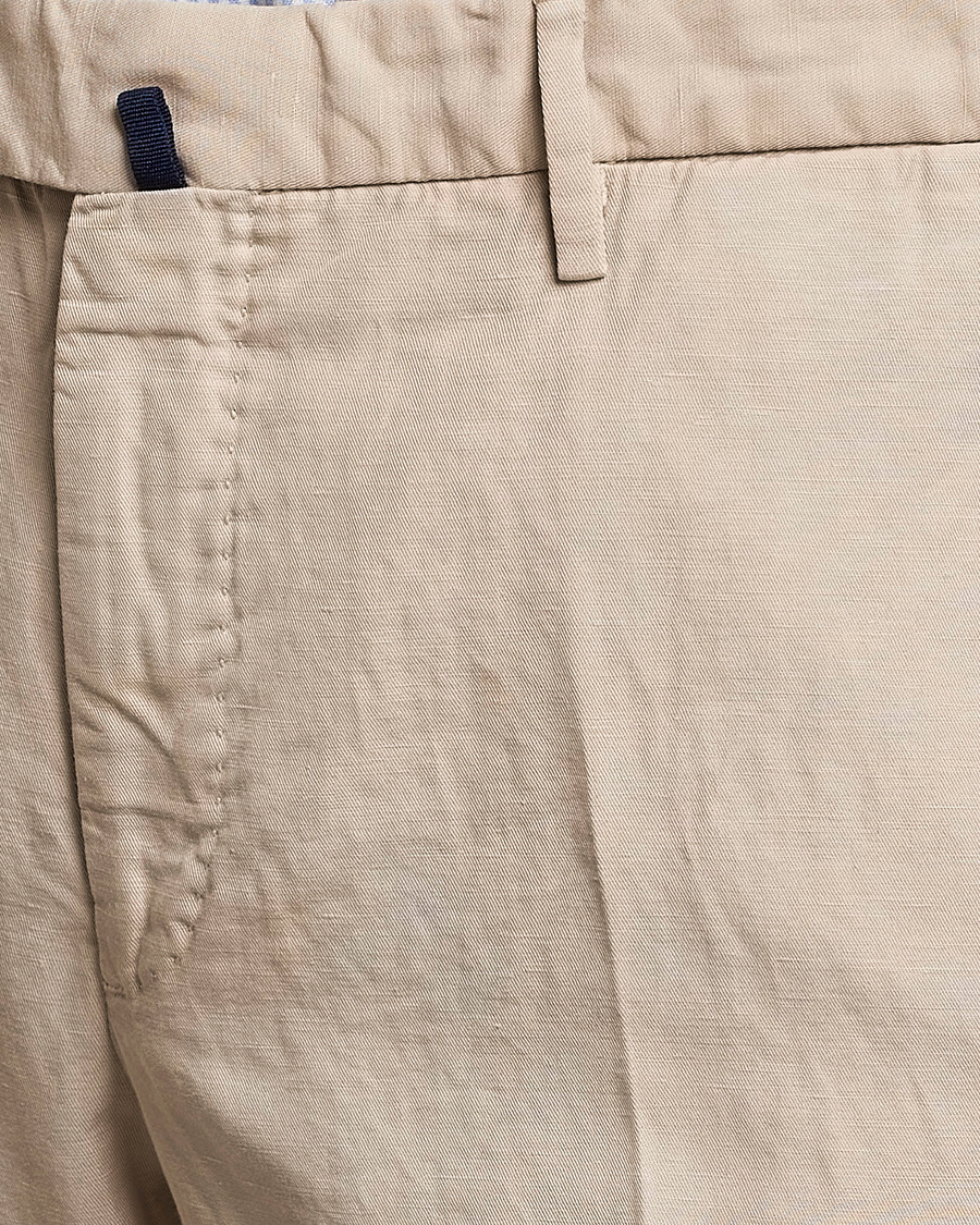 Heren | Broeken | Incotex | Slim Fit Chinolino Trousers Beige