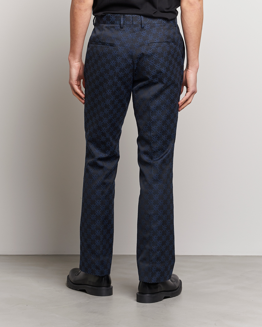 Heren | Broeken | J.Lindeberg | Gomor JL Jacquard Trousers Navy