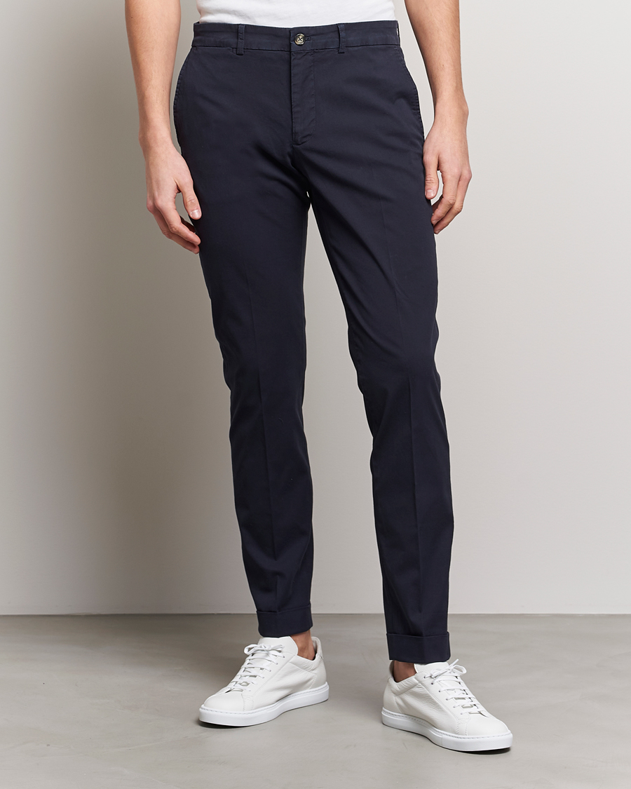 Heren | Broeken | J.Lindeberg | Grant Cotton Garment Dye Pants Navy