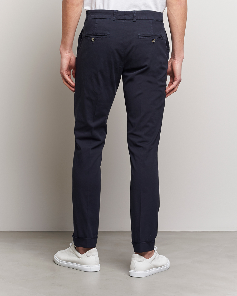 Heren | Broeken | J.Lindeberg | Grant Cotton Garment Dye Pants Navy