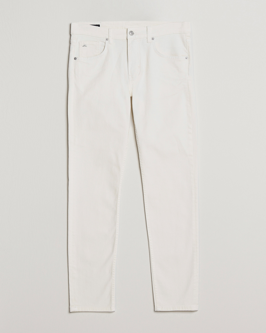 Heren | Broeken | J.Lindeberg | Jay Solid Stretch 5-Pocket Trousers Cloud White