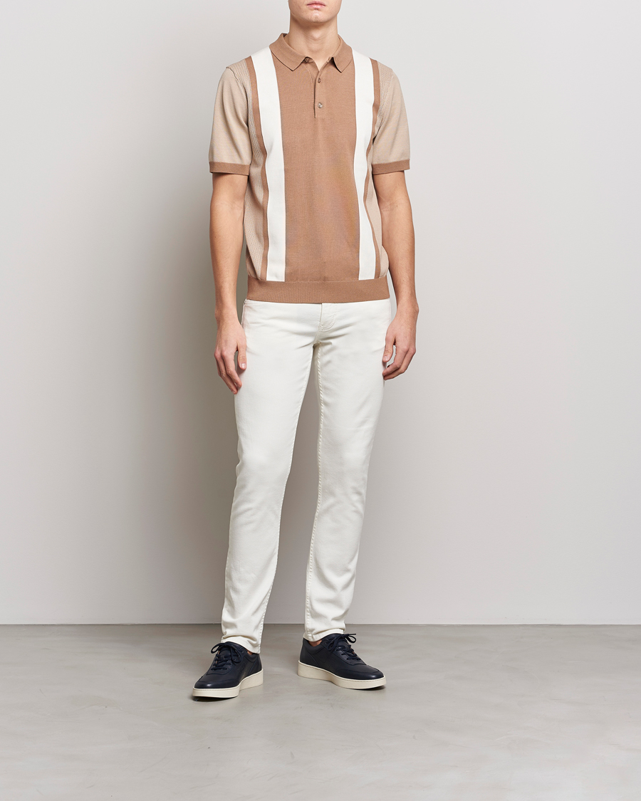 Heren | Broeken | J.Lindeberg | Jay Solid Stretch 5-Pocket Trousers Cloud White