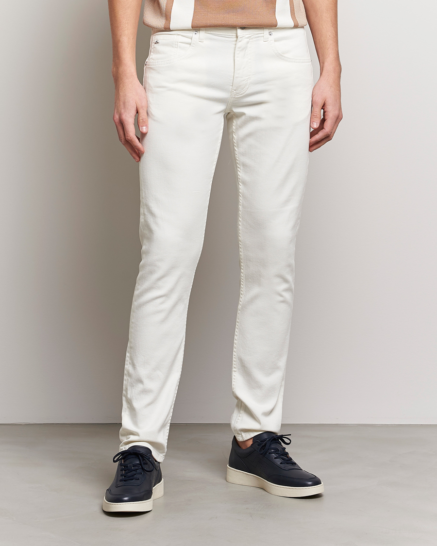 Heren | Broeken | J.Lindeberg | Jay Solid Stretch 5-Pocket Trousers Cloud White
