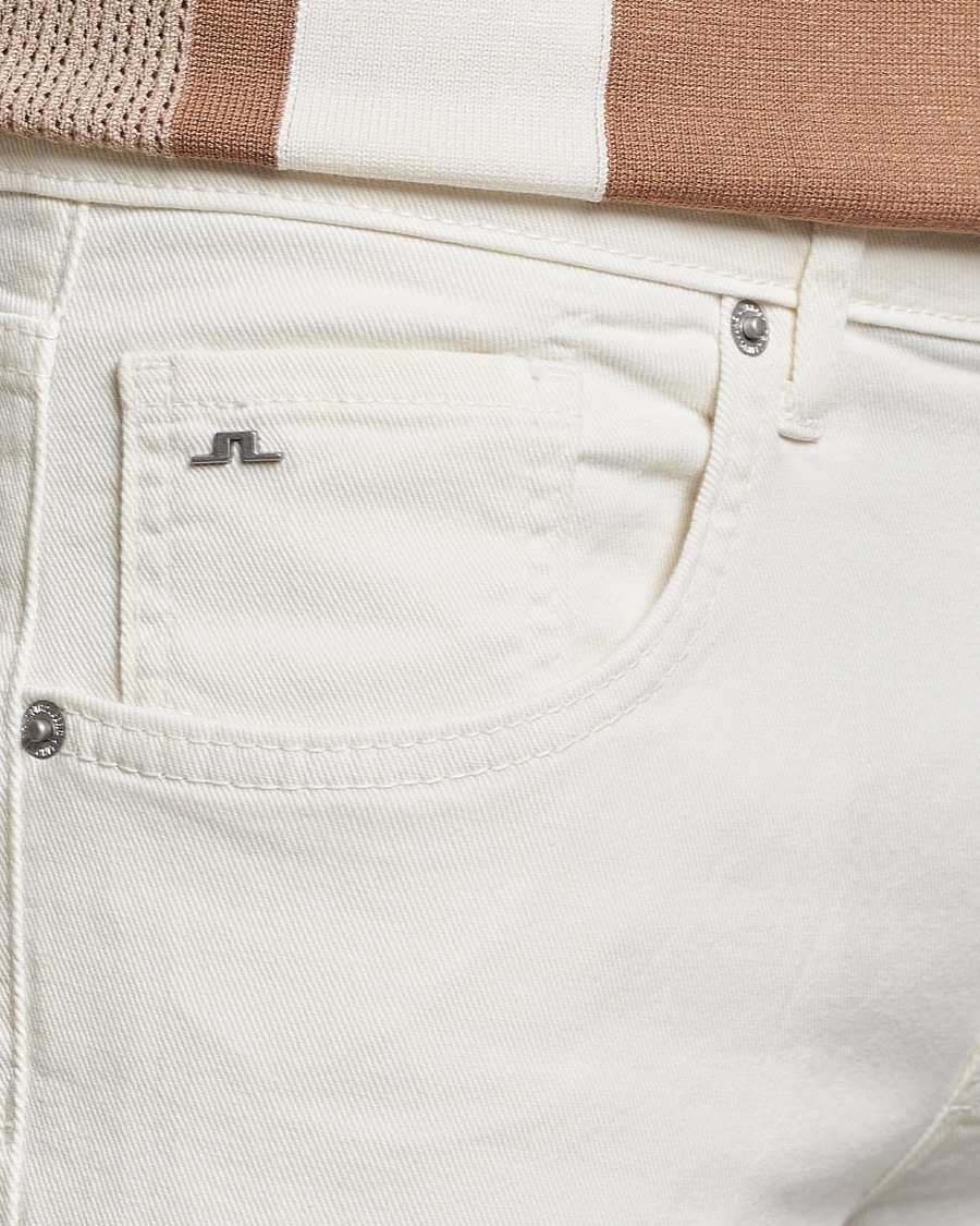Heren | Broeken | J.Lindeberg | Jay Solid Stretch 5-Pocket Trousers Cloud White