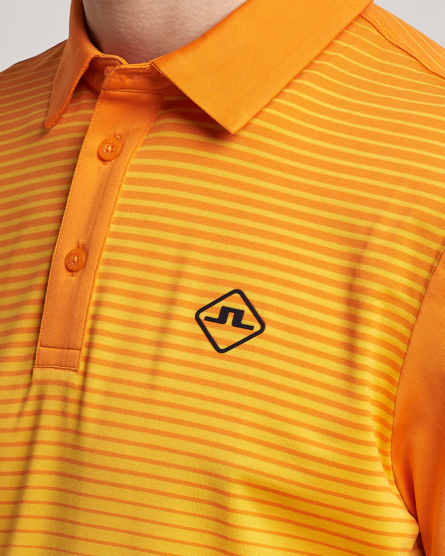 Heren | Polo's | J.Lindeberg | Lowell Faded Slim Fit Polo Russet Orange