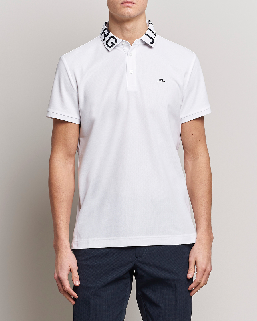 Heren | Polo's | J.Lindeberg | Gus Regular Polo White