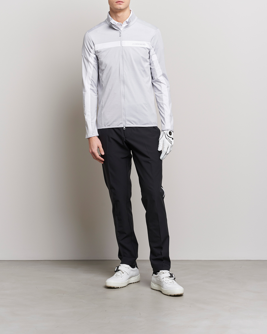Heren | Broeken | J.Lindeberg | Stuart Stretch Stripe Golf Trouses Black