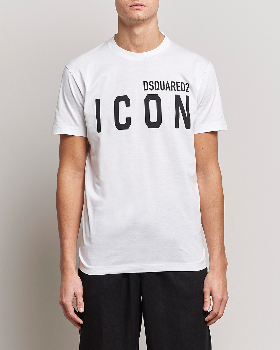 Heren | T-shirts met korte mouwen | Dsquared2 | Icon Logo Tee White