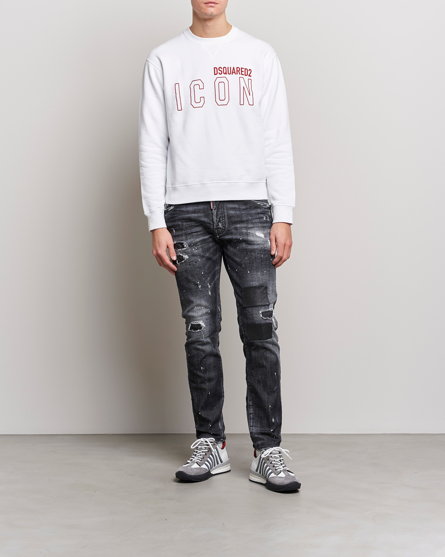 Heren | Jeans | Dsquared2 | Skater Jeans Medium Black Wash
