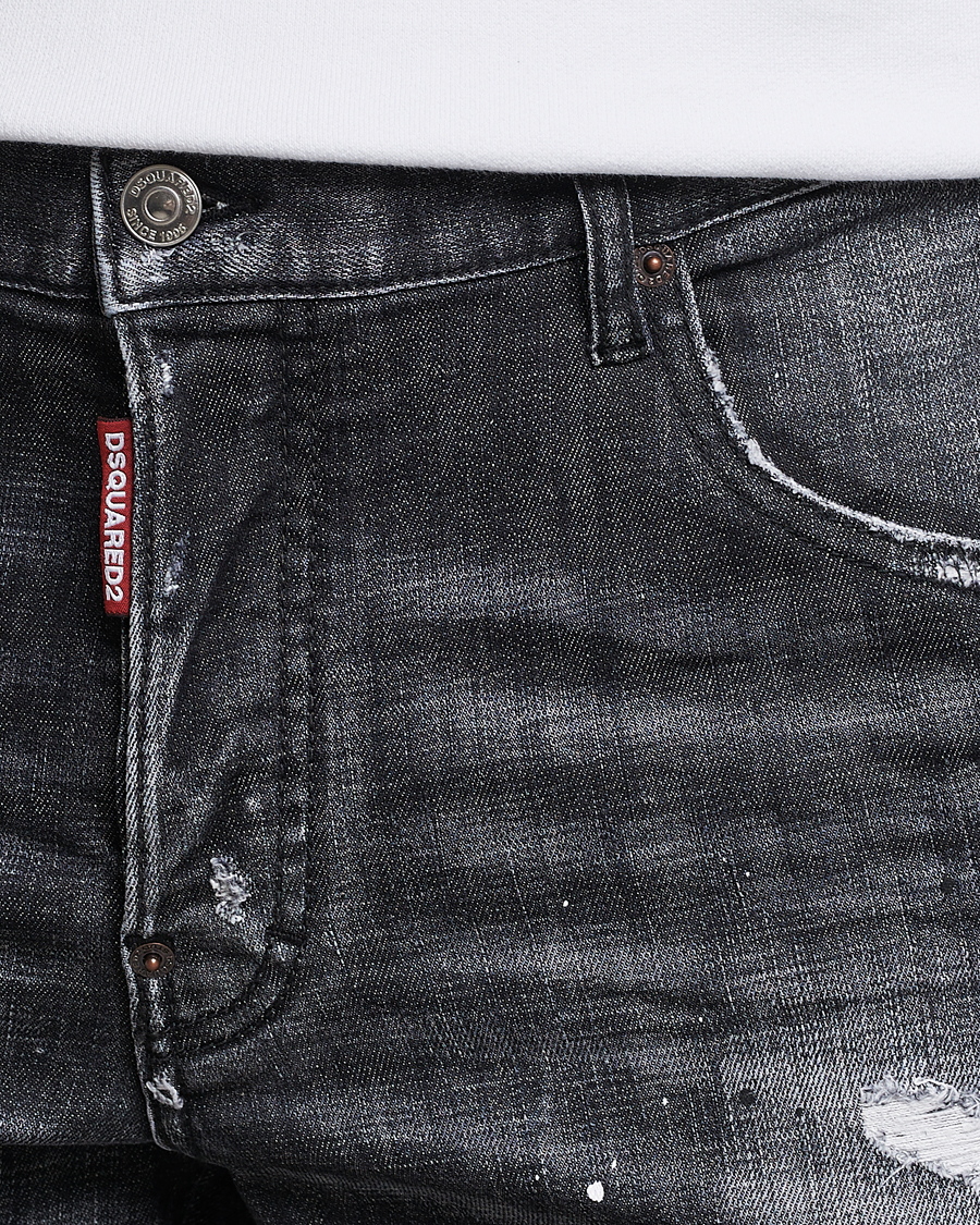 Heren | Jeans | Dsquared2 | Skater Jeans Medium Black Wash