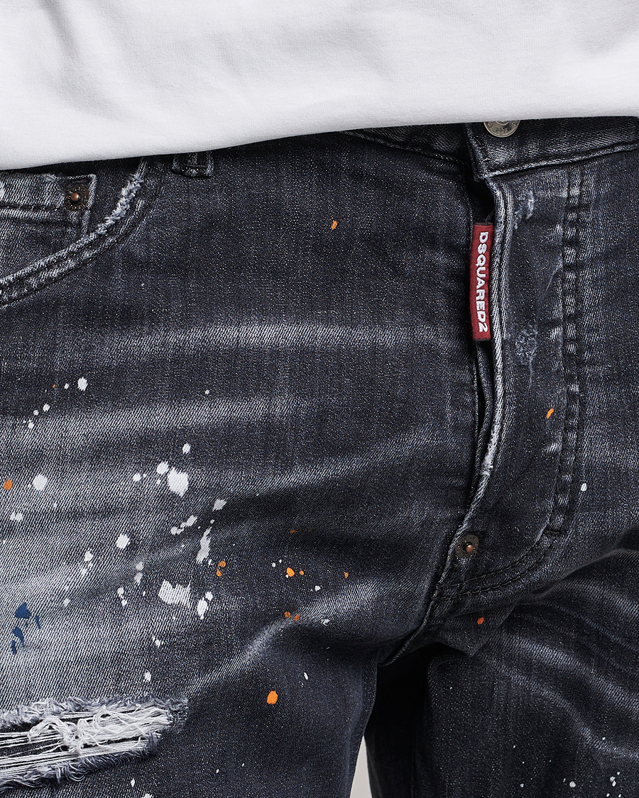 Heren | Jeans | Dsquared2 | Skater Jeans Black Wash