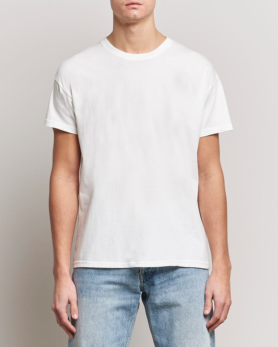 Heren | Contemporary Creators | Jeanerica | Marcel Crew Neck T-Shirt White