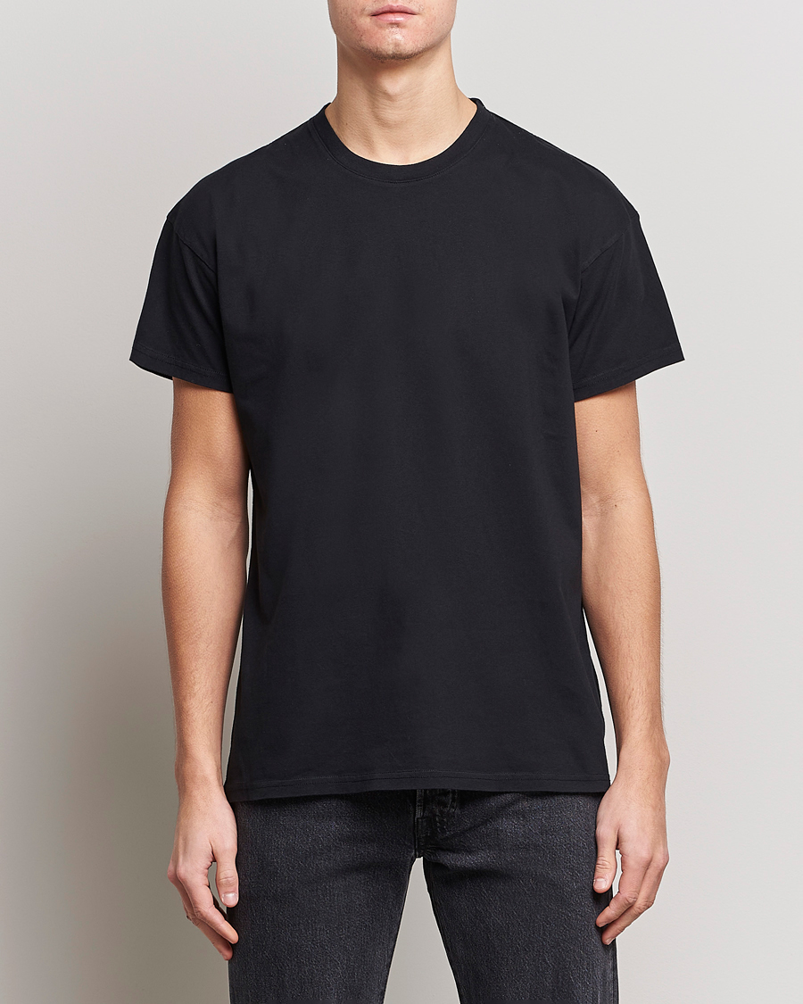 Heren | T-shirts | Jeanerica | Marcel Crew Neck T-Shirt Black