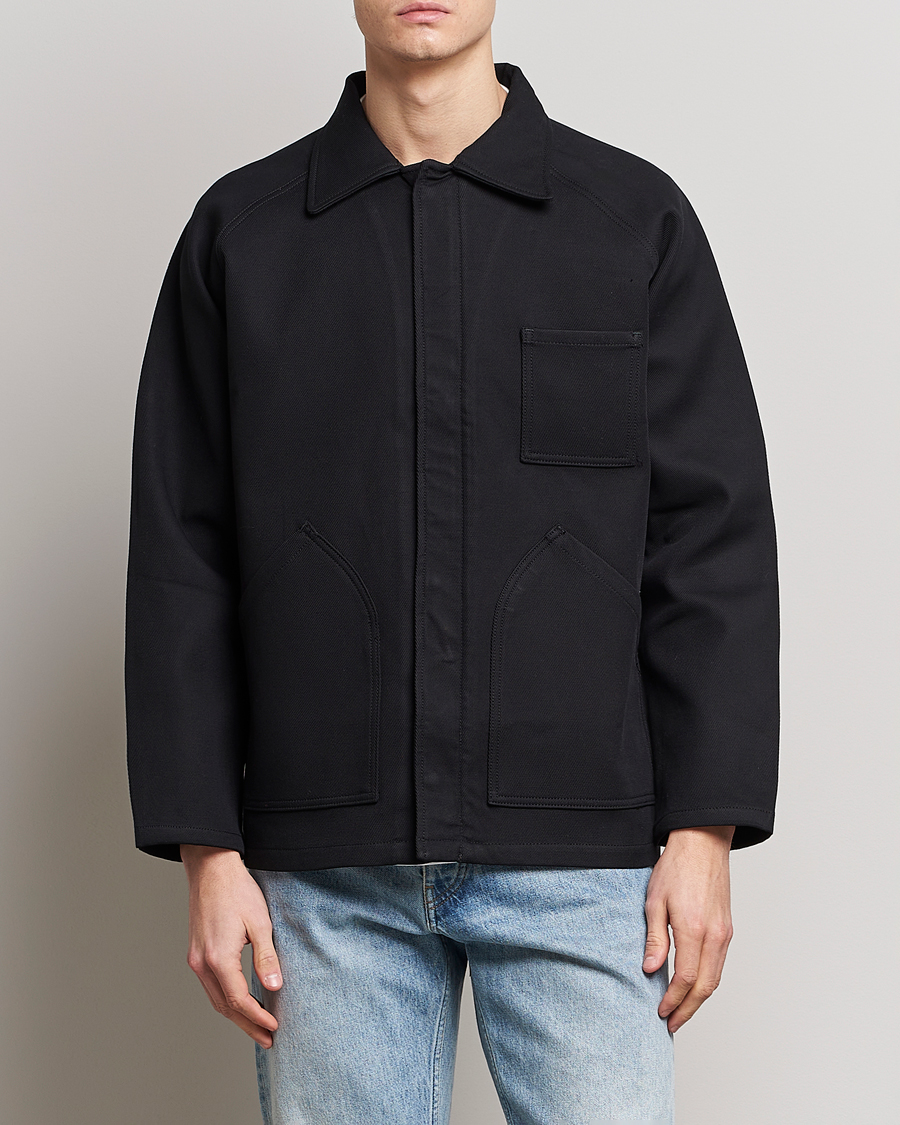 Heren | Jassen | Jeanerica | Tom Heavy Workwear Shirt Jacket Black