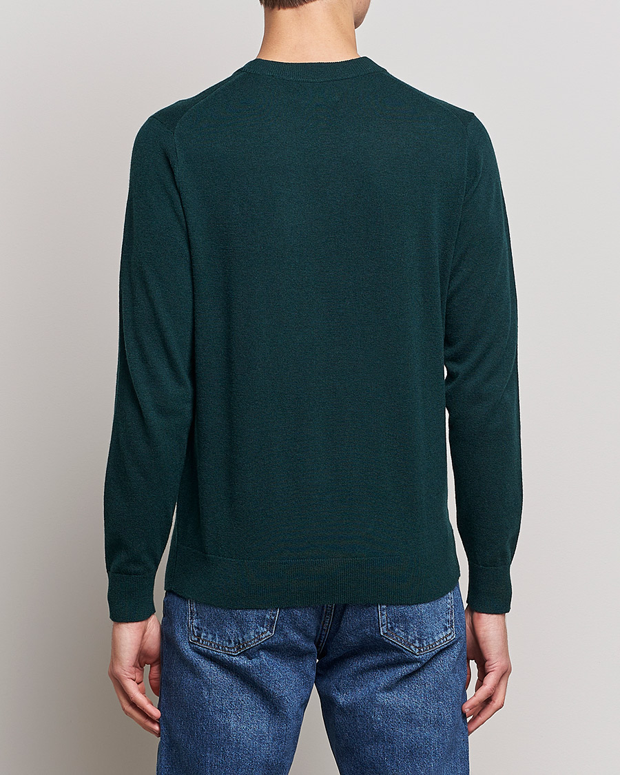 Heren | Truien | GANT | Banner Shield Lambswool Crew Neck Ratran Green