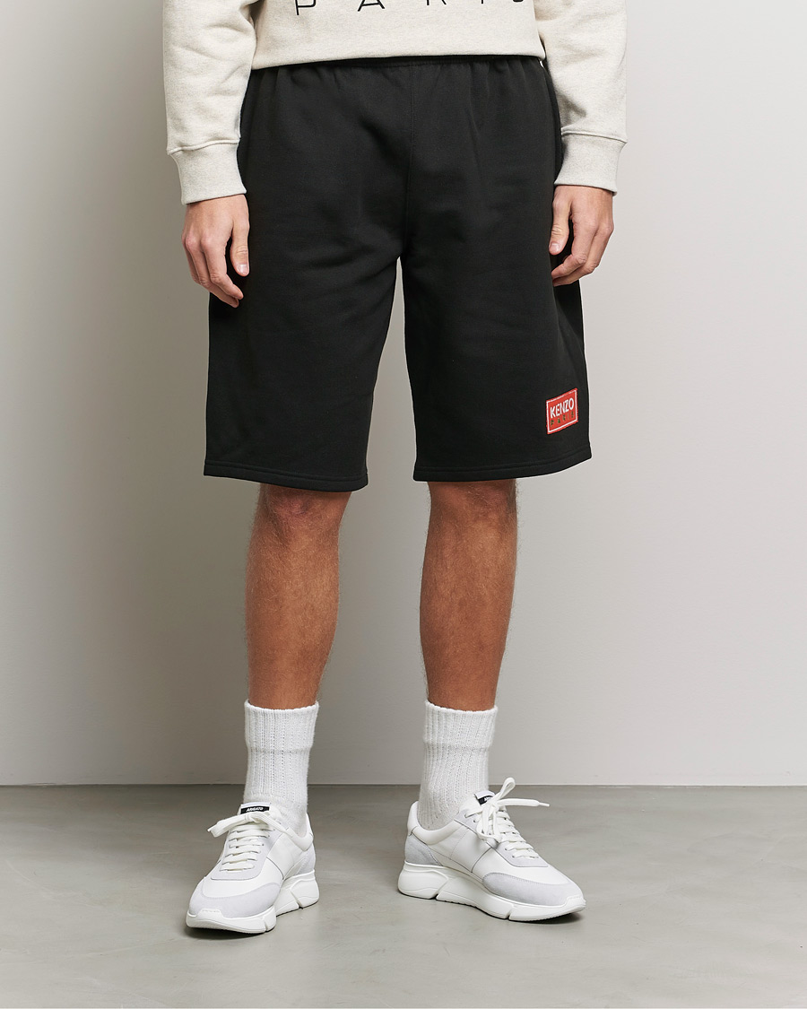 Heren | Korte broek | KENZO | Paris Logo Classic Shorts Black