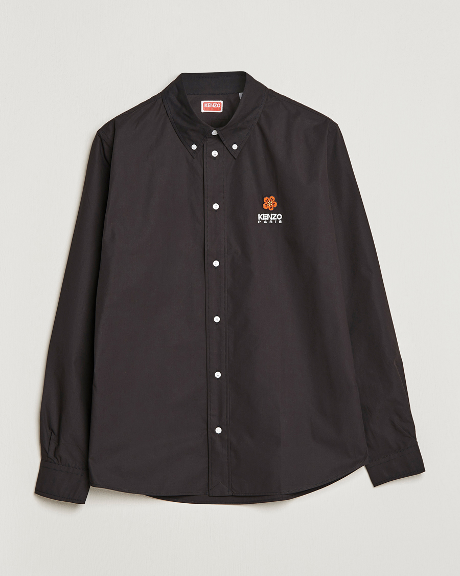 Heren | Overhemden | KENZO | Boke Flower Crest Casual Shirt Black