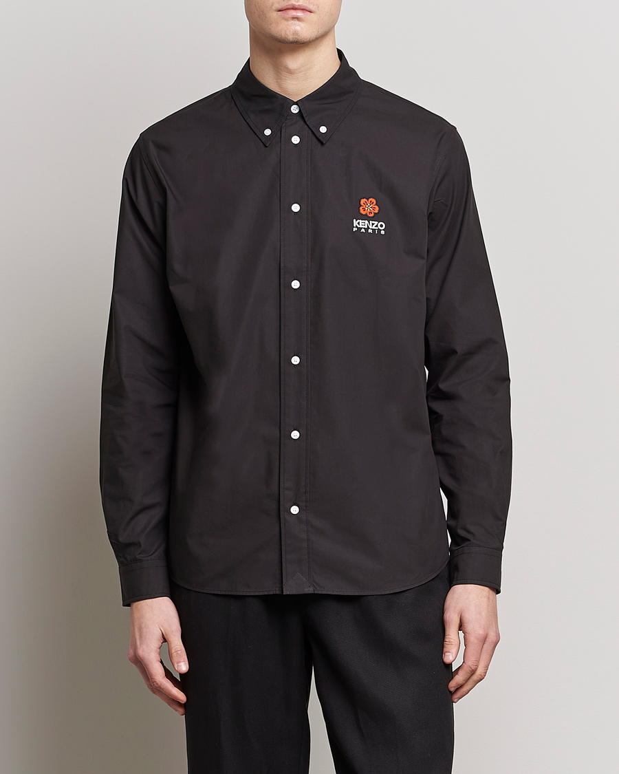 Heren | Overhemden | KENZO | Boke Flower Crest Casual Shirt Black