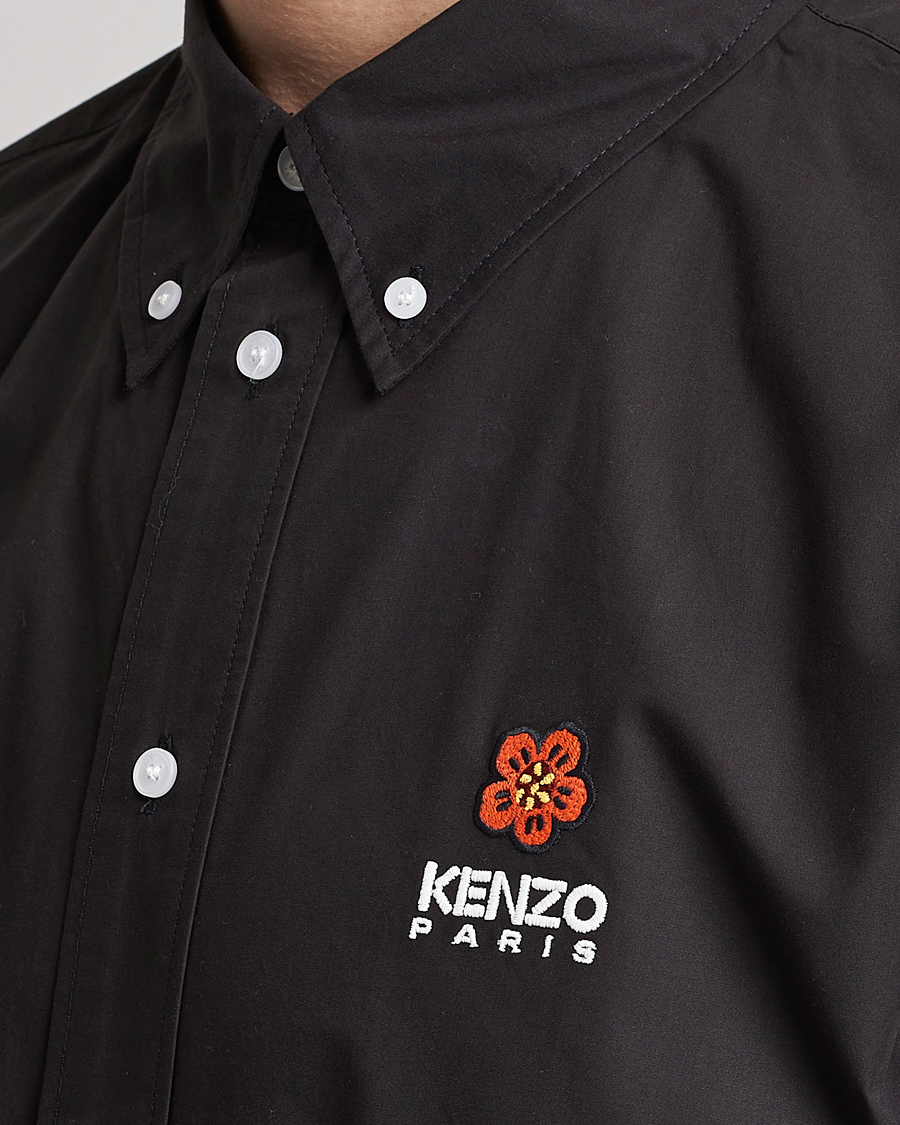 Heren | Overhemden | KENZO | Boke Flower Crest Casual Shirt Black