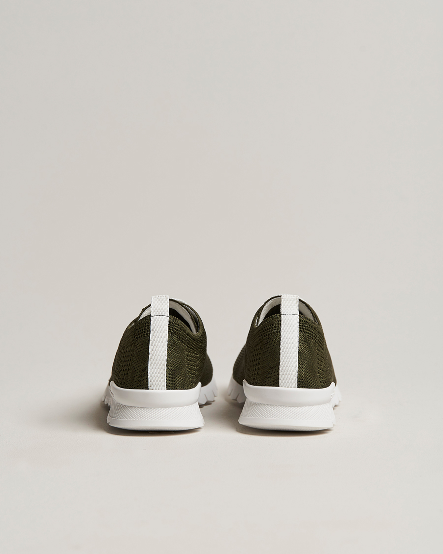 Heren | Kiton Mesh Running Sneakers Dark Olive | Kiton | Mesh Running Sneakers Dark Olive