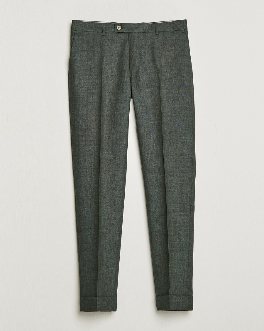 Heren | Broeken | Morris Heritage | Jack Tropical Suit Trousers Green