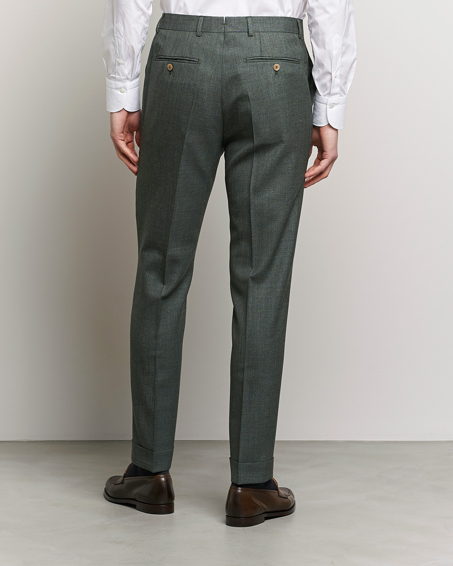 Heren | Broeken | Morris Heritage | Jack Tropical Suit Trousers Green