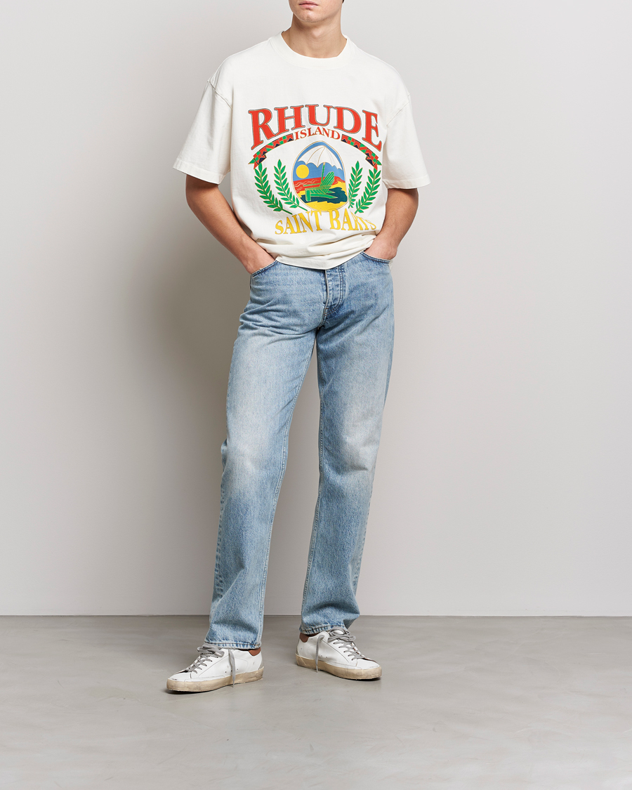 Heren | T-shirts | Rhude | Beach Chair T-Shirt White