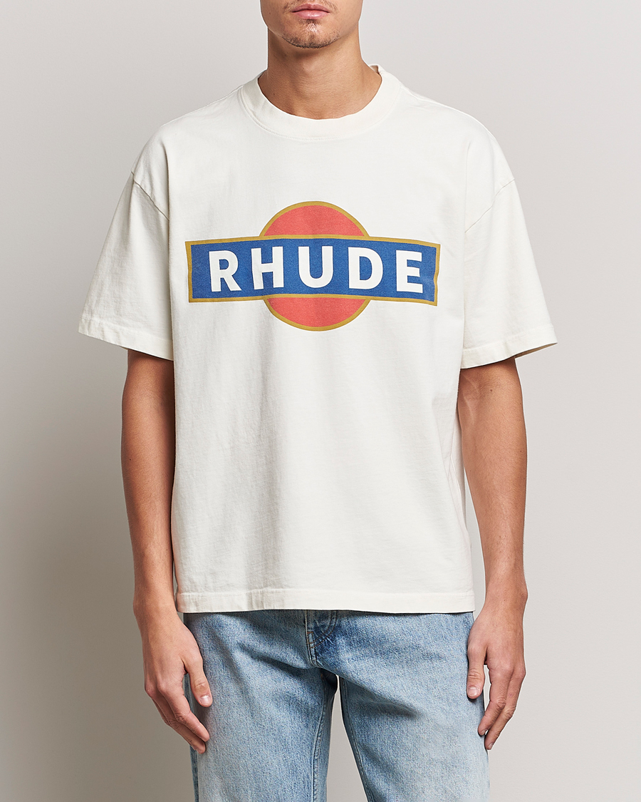 Heren | T-shirts | Rhude | Vintage Racer T-Shirt White
