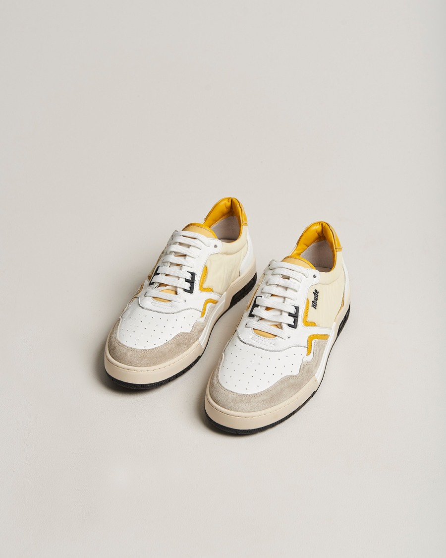 Heren | Rhude Racing Sneakers White/Beige | Rhude | Racing Sneakers White/Beige