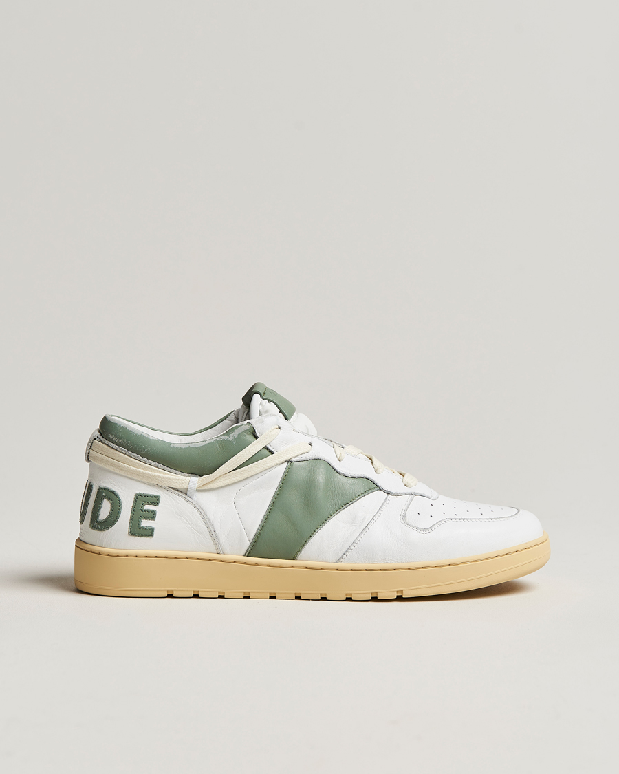 Heren | Rhude Rhecess Sneakers White/Sage | Rhude | Rhecess Sneakers White/Sage