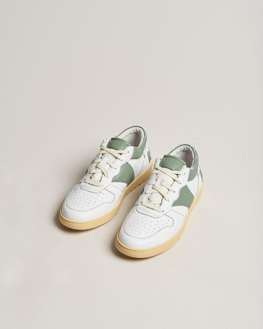 Heren | Rhude Rhecess Sneakers White/Sage | Rhude | Rhecess Sneakers White/Sage