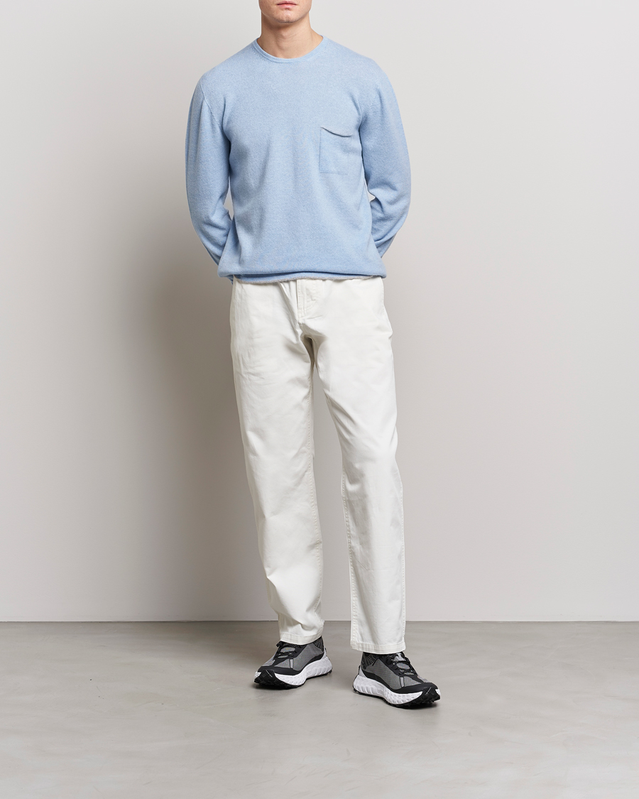 Heren | Truien | SEASE | Shore 2.0 Cashmere Pullover Sky Blue