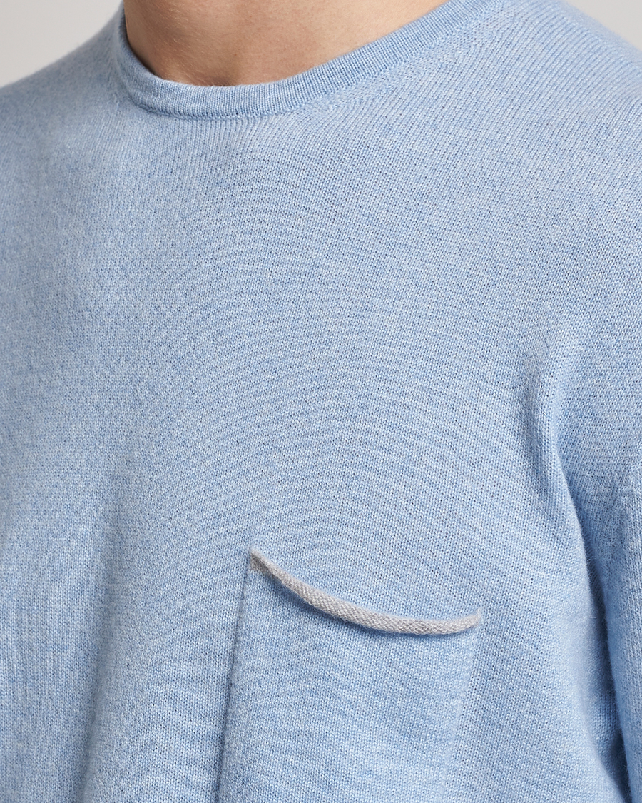 Heren | Truien | SEASE | Shore 2.0 Cashmere Pullover Sky Blue