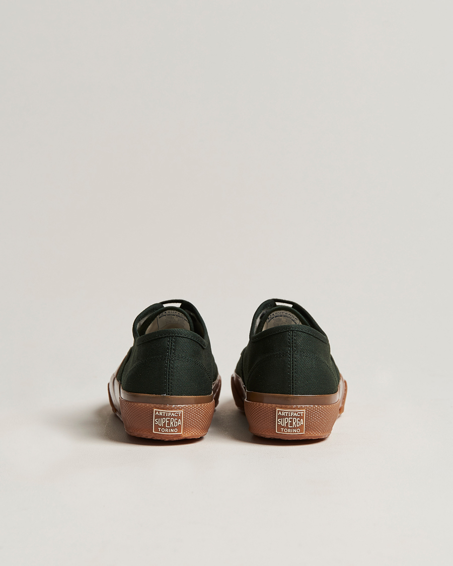 Heren | Superga Artifact Deck Canvas Sneaker Dark Green | Superga | Artifact Deck Canvas Sneaker Dark Green