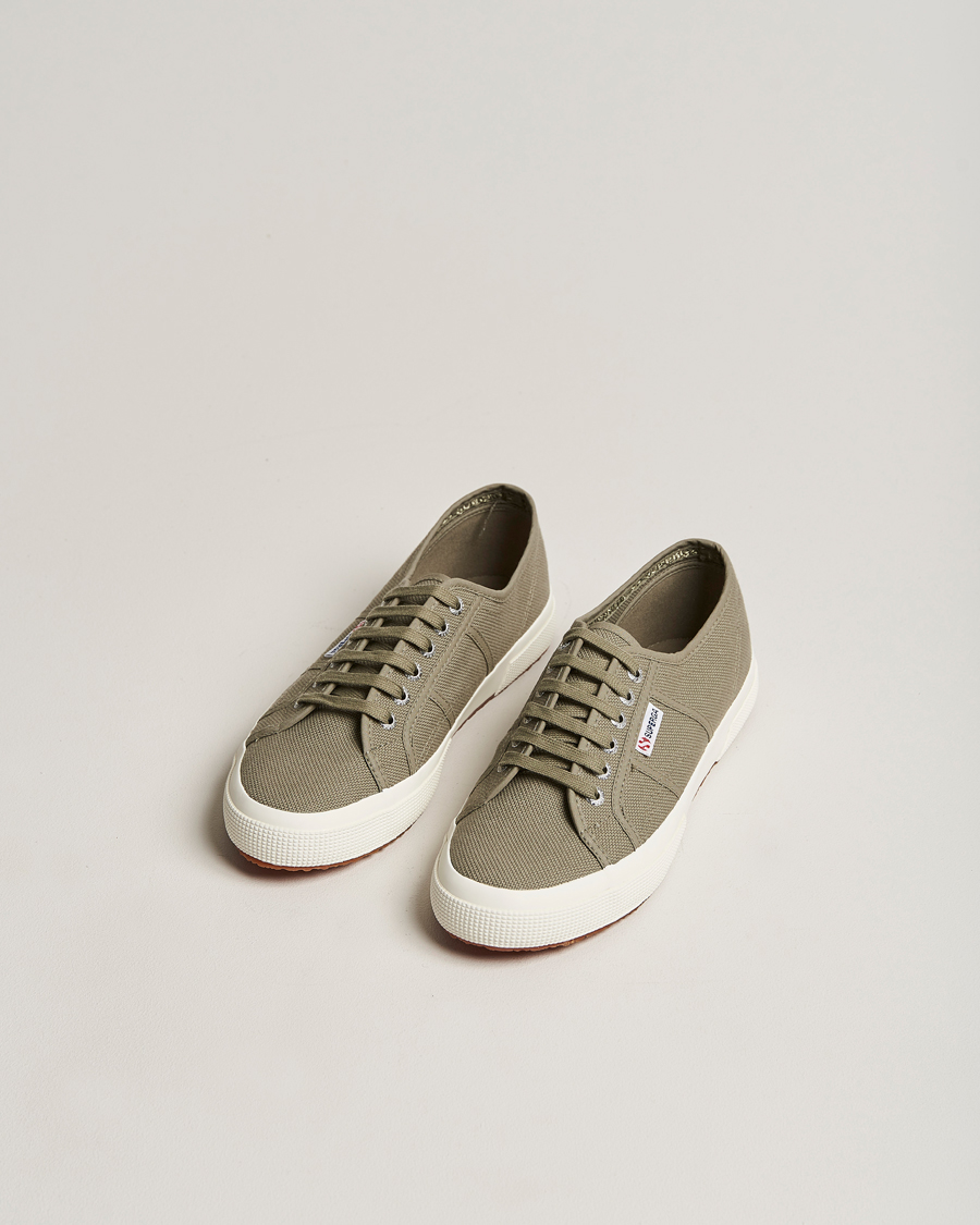 Heren | Italian Department | Superga | Canvas Sneaker Dark Green