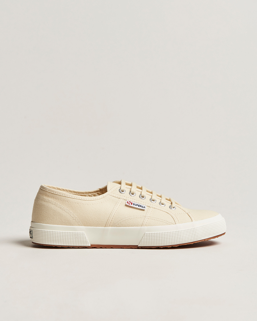 Heren | Superga Canvas Sneaker Beige Eggshell | Superga | Canvas Sneaker Beige Eggshell