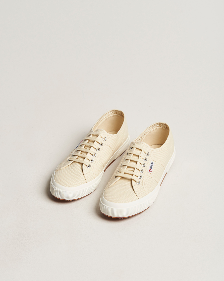 Heren | Superga Canvas Sneaker Beige Eggshell | Superga | Canvas Sneaker Beige Eggshell