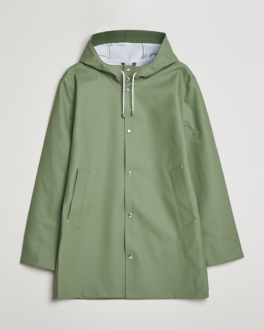 Heren | Jassen | Stutterheim | Stockholm Raincoat Alfa Green