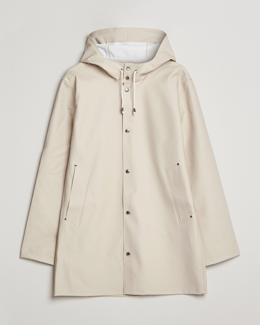 Heren | Jassen | Stutterheim | Stockholm Raincoat Oyster Grey