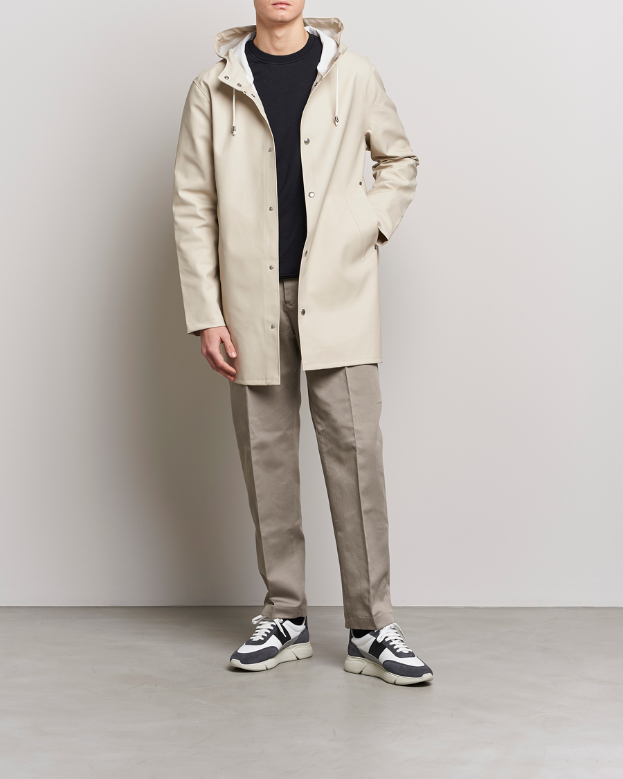 Heren | Jassen | Stutterheim | Stockholm Raincoat Oyster Grey