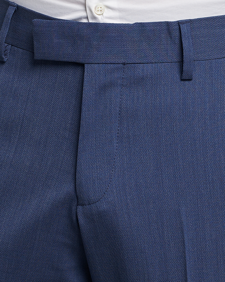 Heren | Broeken | Tiger of Sweden | Tordon Wool Trousers Garage Blue