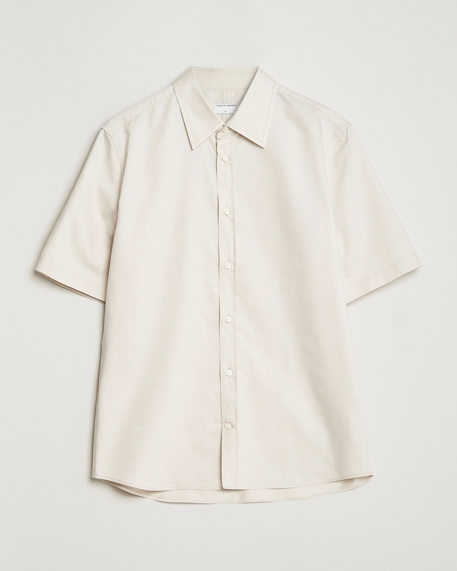 Heren | Overhemden | Tiger of Sweden | Enree Lyocell Shirt Light Ivory