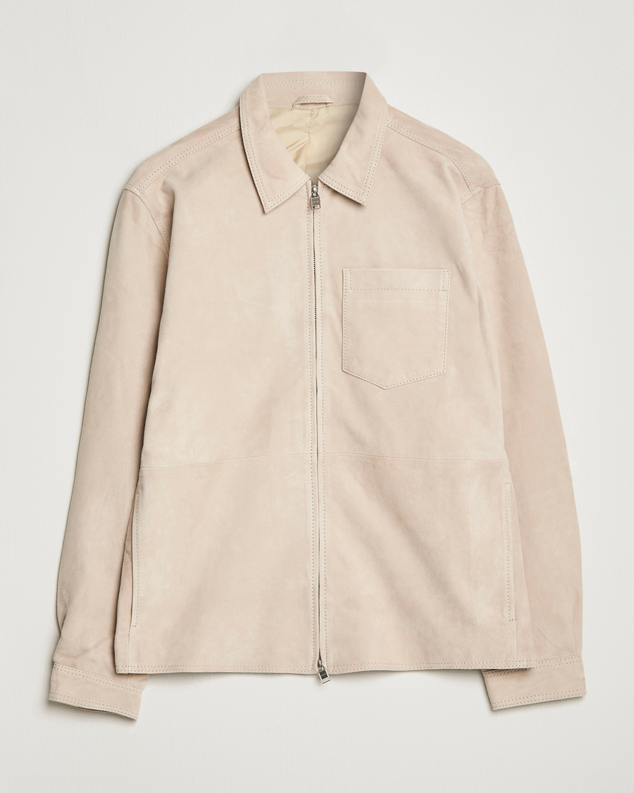 Heren | Jassen | Tiger of Sweden | Lawson Suede Jacket Light Iory