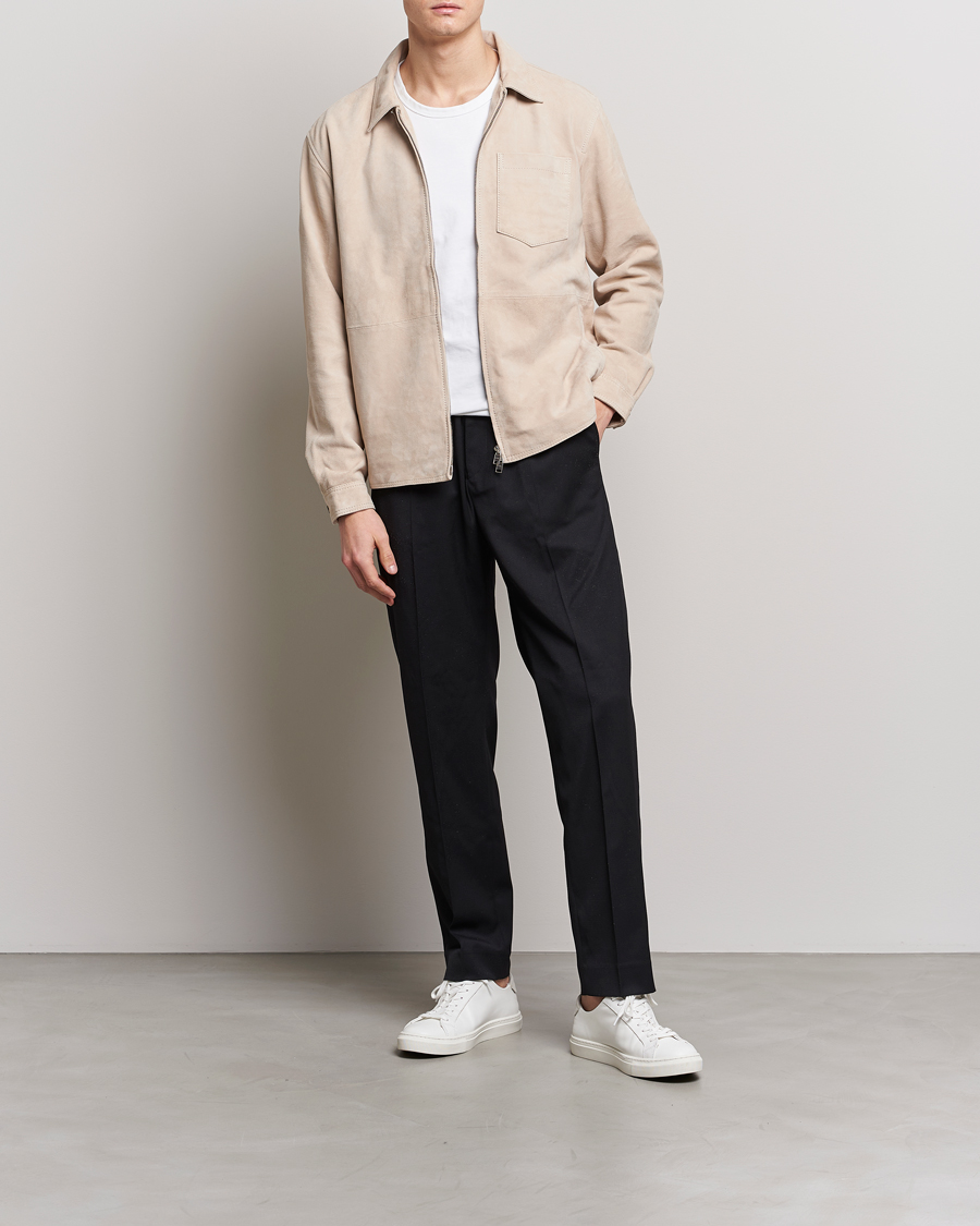 Heren | Jassen | Tiger of Sweden | Lawson Suede Jacket Light Iory