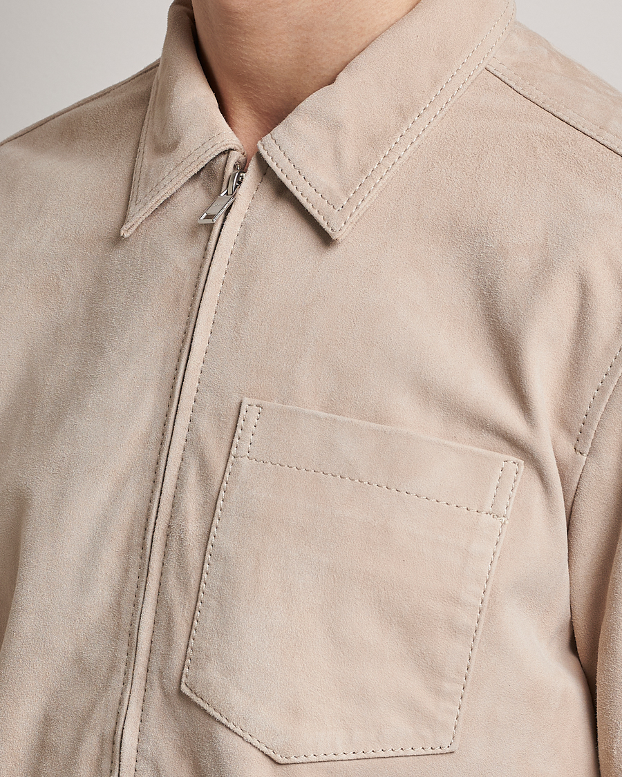 Heren | Jassen | Tiger of Sweden | Lawson Suede Jacket Light Iory